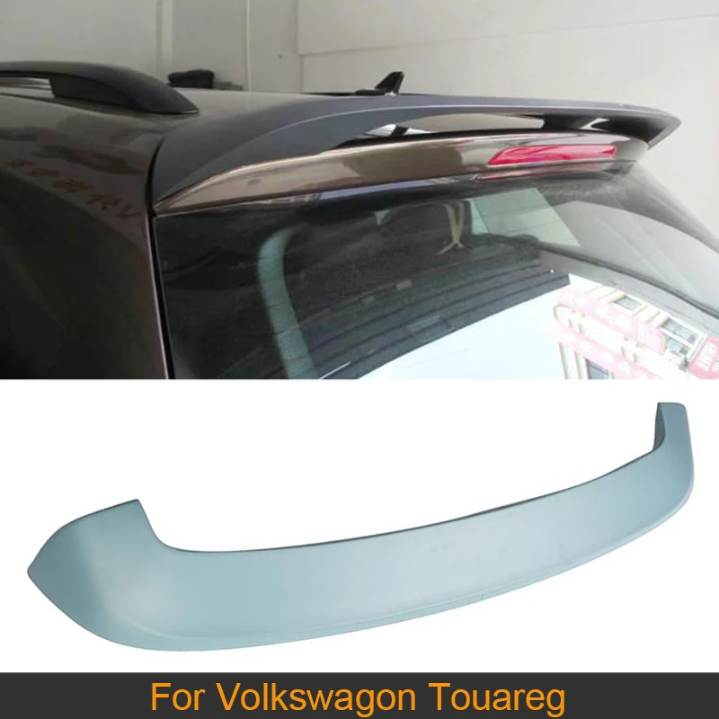 

ABS Matte Grey Rear Trunk Roof Spoiler Wing For Volkswagon Touareg 2011 - 2017 Car Rear Roof Boot Lip Wing Spoiler