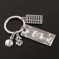 100 dollars dollar model keychain money tree wallet handmade souvenir american currency gift key ring