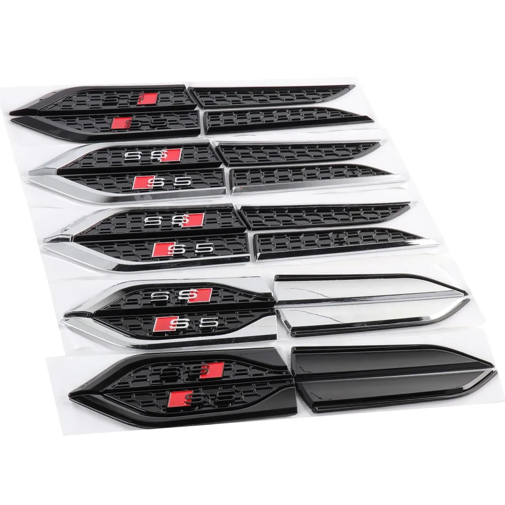 2 шт. автомобильное крыло боковое авто эмблема наклейки украшения аксессуары для