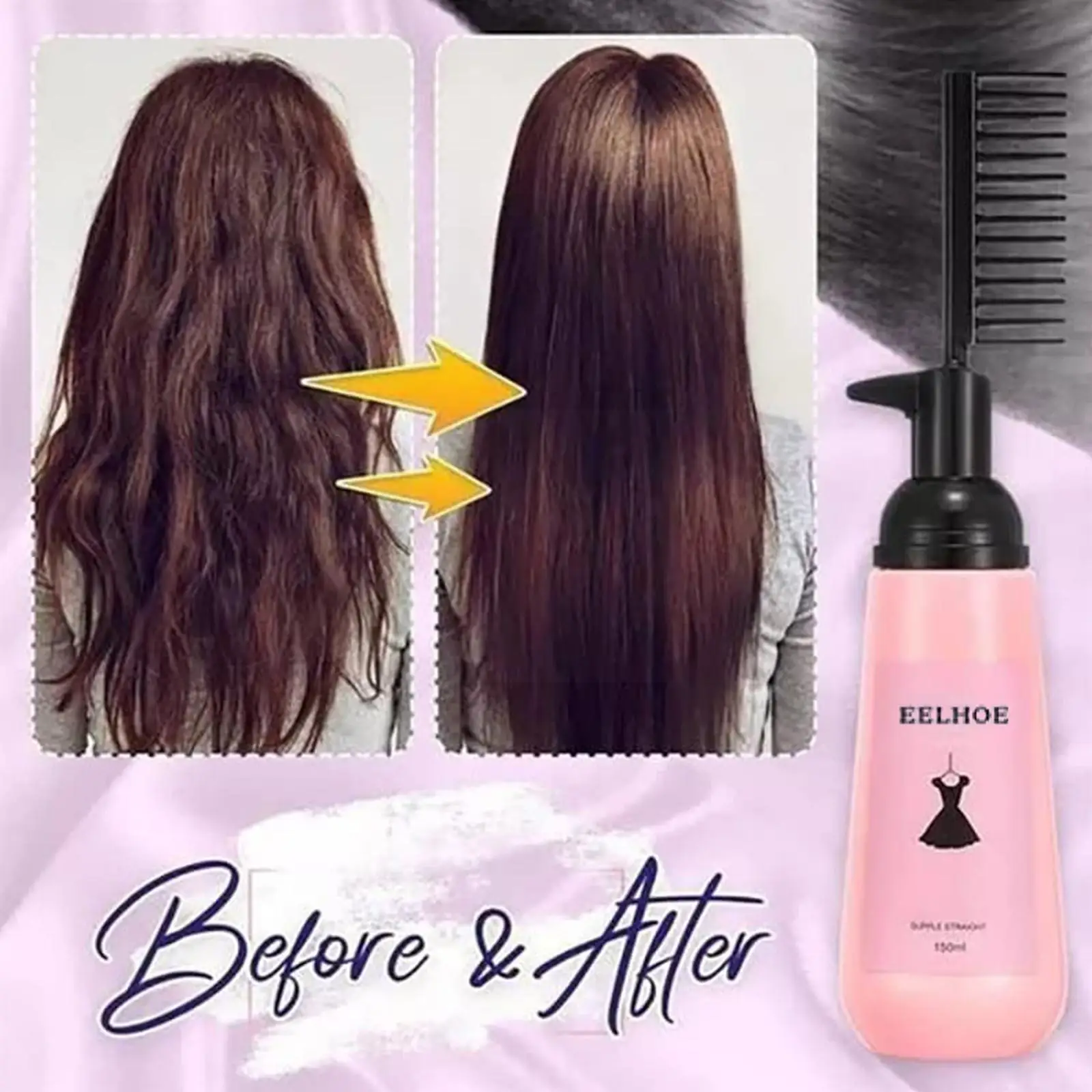 

3 Sec Straight Hair Cream Hair Straightening Protein Treatment Step Protein 1 Straighir Results Smoothing Professional