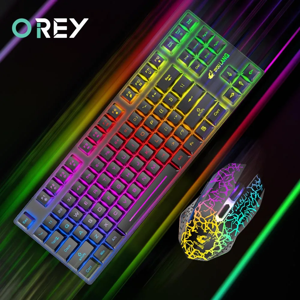 

Клавиатура и мышь игровые с RGB-подсветкой