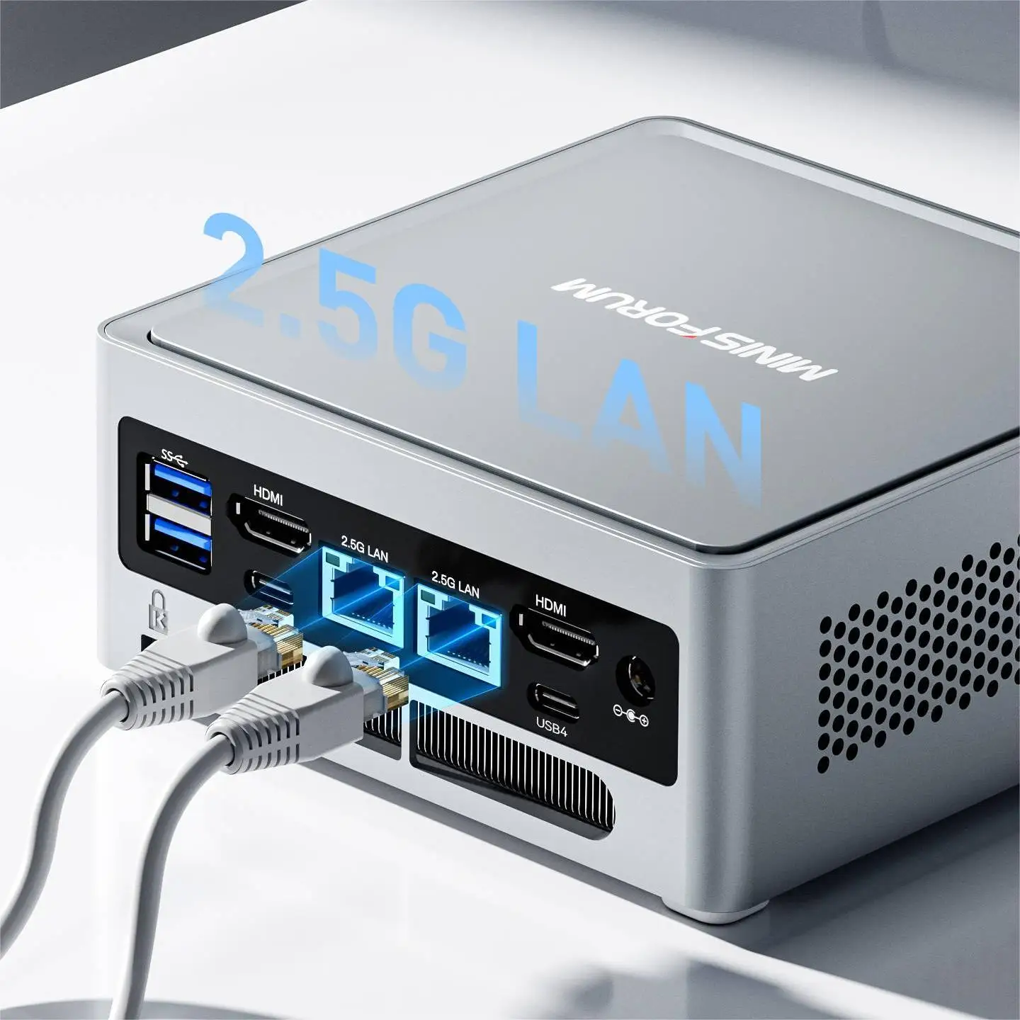 13-й процессор Intel core i7 14C/20T Iris Xe графический подходящий мини-ПК Quad 4K отображает