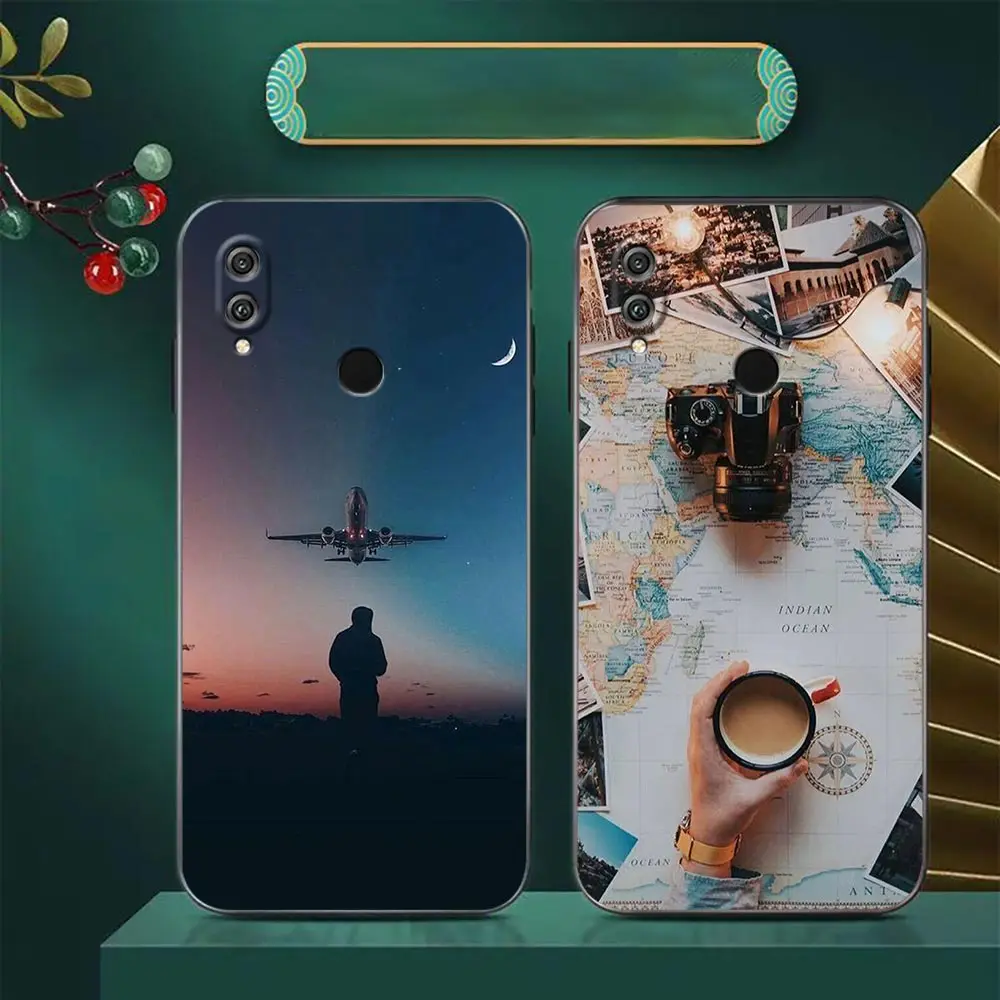 Case For HUAWEI Honor 9X 9 8X Max 80 70 60 50 30 20 10 10I NOTE 10 Lite Pro Case Funda Coque Shell Capa Aircraft Plane Airplane