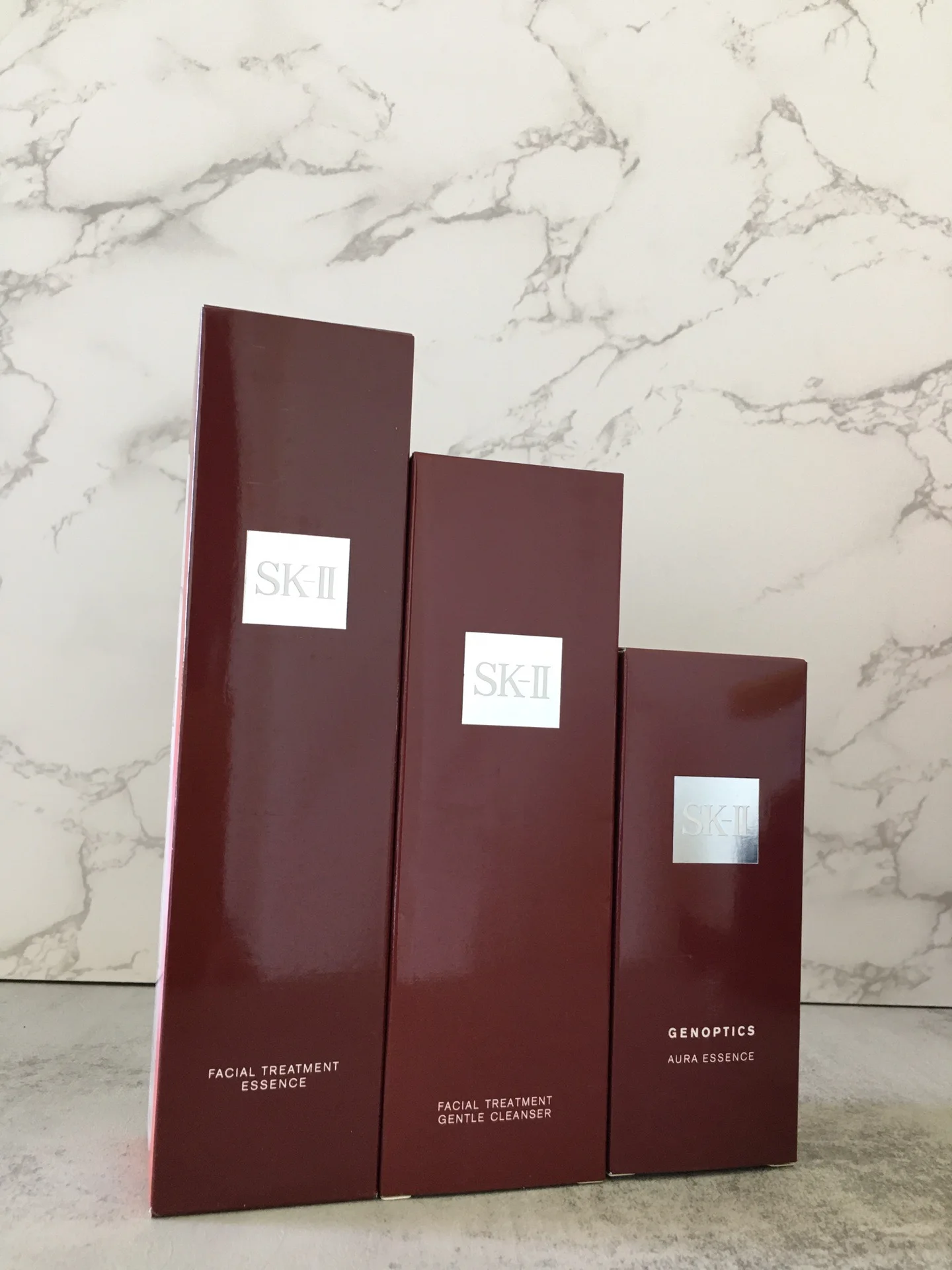 SK-II Water Lotion three-piece Facial cleanser 120ml fairy water 250ml small bulb essence 75ml SK2 Set Hydrating Whitening SKII