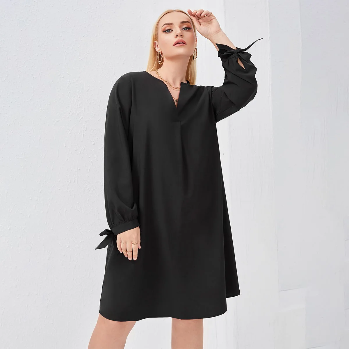 

2022 летнее платье большого размера, однотонное Повседневное платье