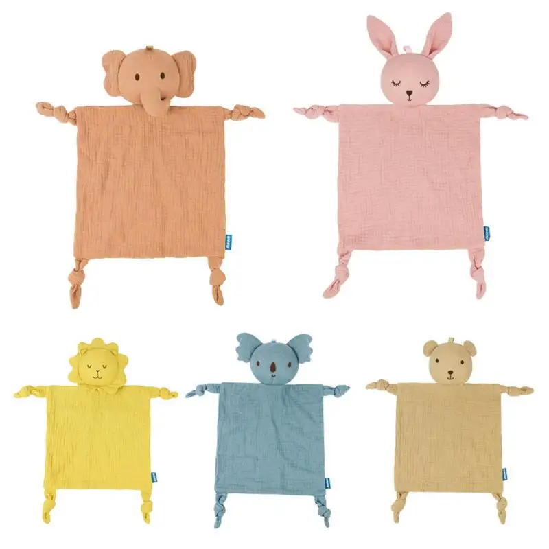 

Animal Baby Blanket Soft And Breathable Baby Security Blanket Interactive Toys For Kids Babies Boys Girls