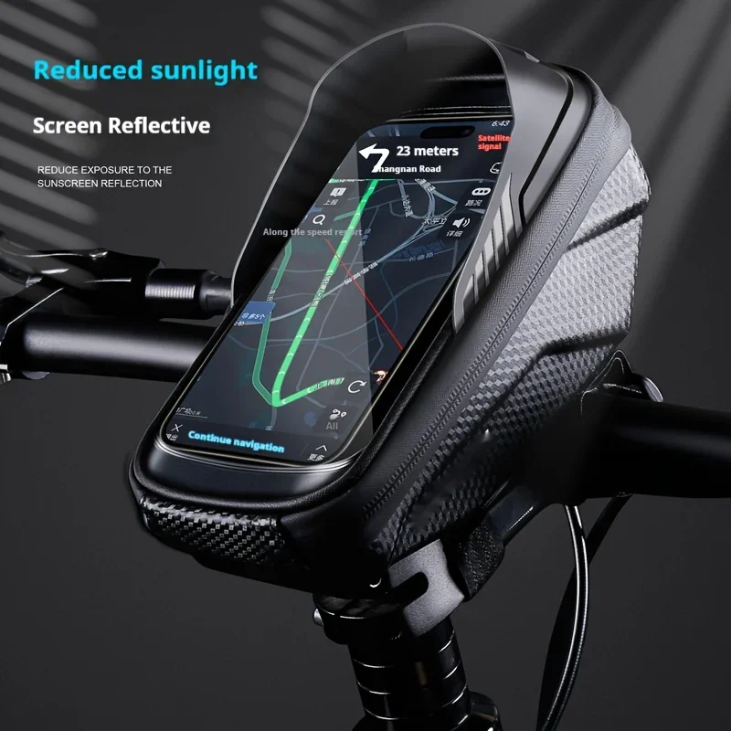 Прочная съемная велосипедная сумка на руль из этиленвинилацетата с твердым