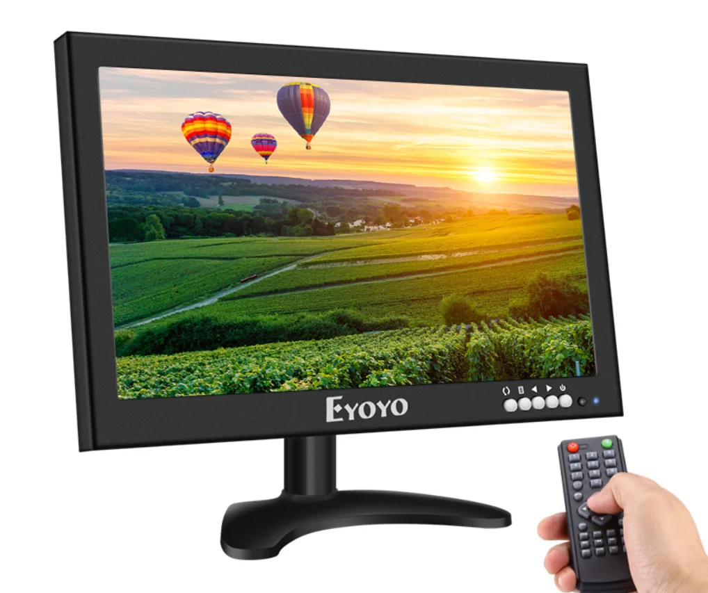 

ЖК-монитор системы безопасности, 12 дюймов, HDMI, 1920x108, 0 IPS, вход аудио и видео, для ПК, компьютера, камеры, DVD, CCTV, DVR, для дома и офиса