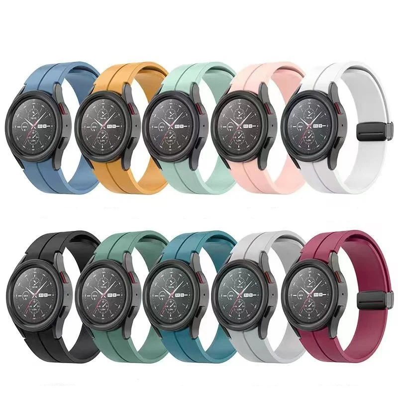 

For Samsung Galaxy Watch 5 4 44mm 40mmWatch 5 Pro 45mm Band smartwatch Silicone Bracelet Galaxy Watch 4 classic 46mm 42mm Strap