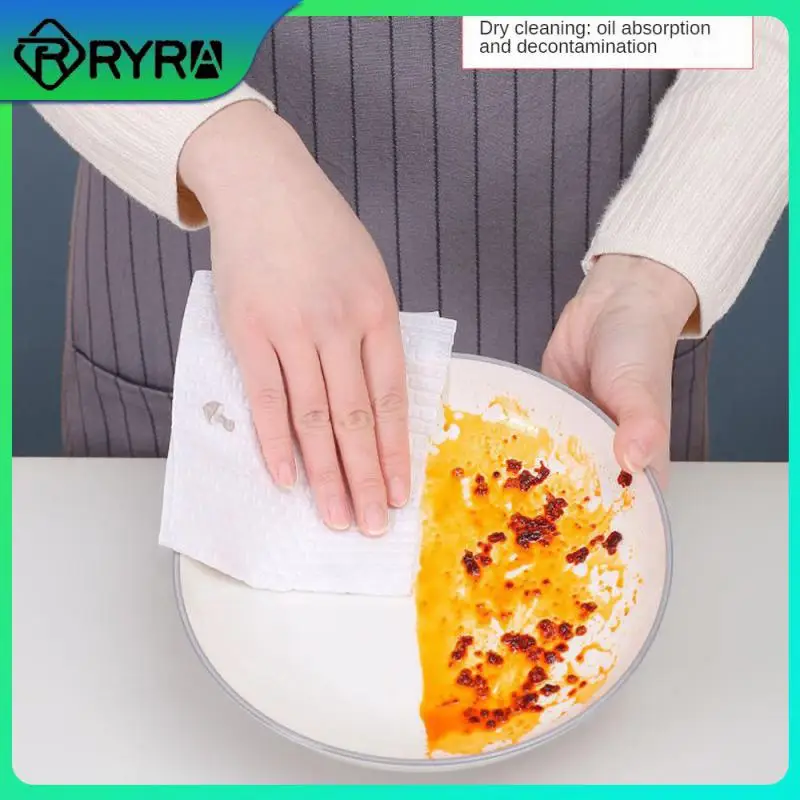 

Cleaning Rags Printed 20x20cm Rag Non Woven Absorbent Dishwashing Wipe Cleaning Supplies Lazy Dish Cloth Wet And Dry Kitchen