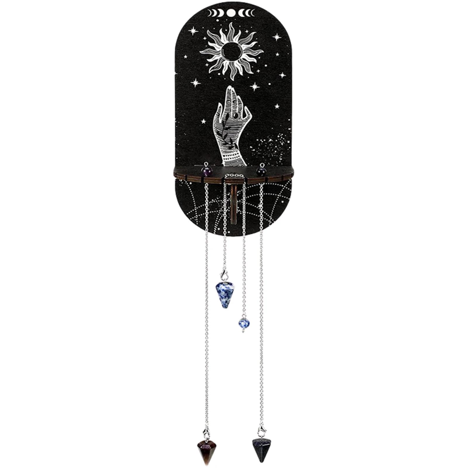 

Small Crystal Shelf Small Crystal Shelf Boho Crystal Display Shelf & Essential Oils For Altar Meditation Aesthetic Yoga Room