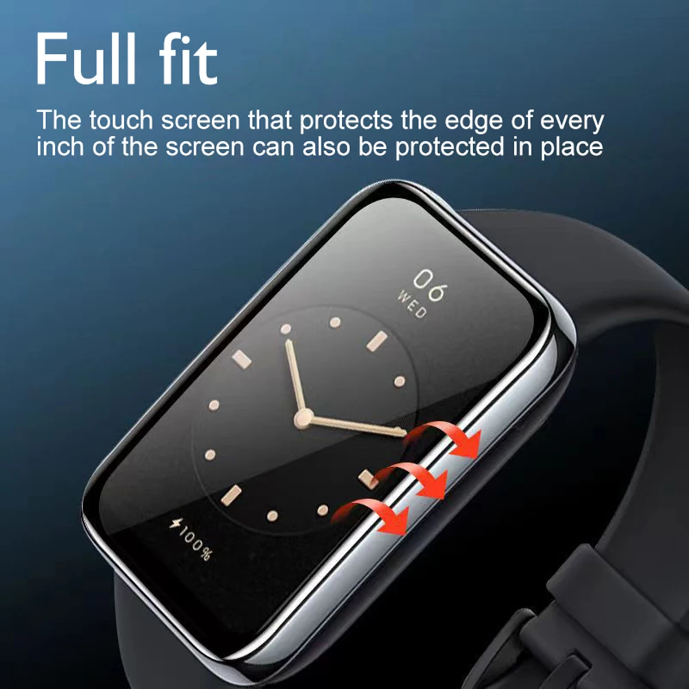 

Curved Flexible Hydrogel Film Smart Watch Film Anti-scratch Screen Protector Smart Watch Accessory 3d Curved Edge Film