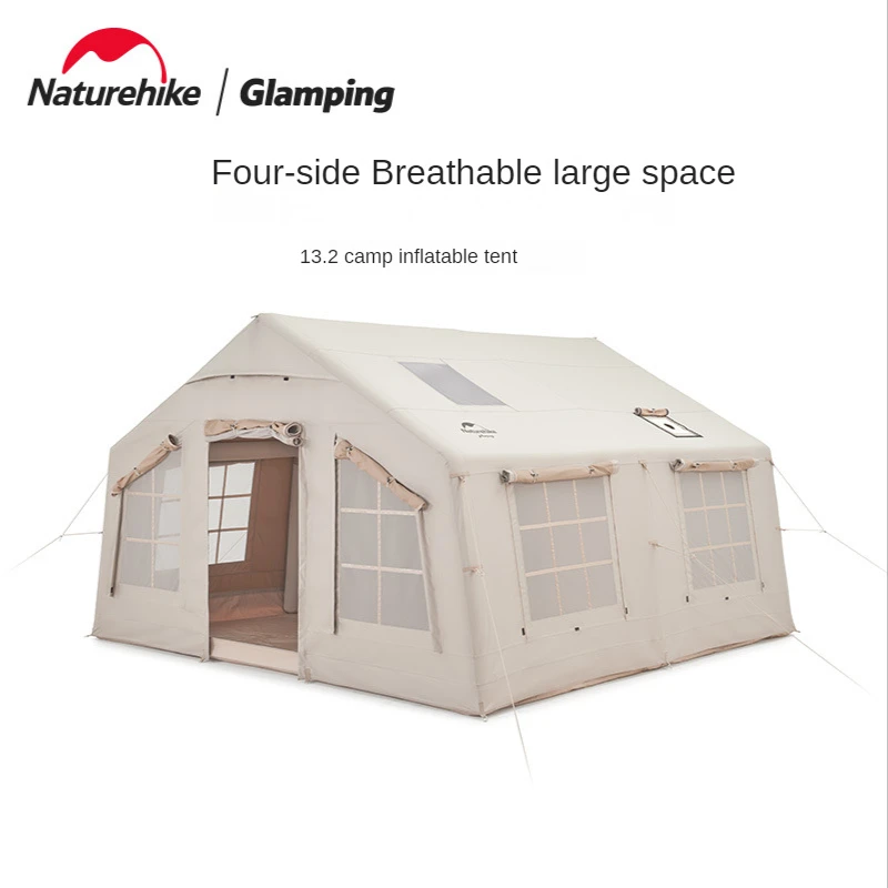 

Палатка Naturehike туристическая надувная, на 3-4 человек, 13,2 NH22ZP014