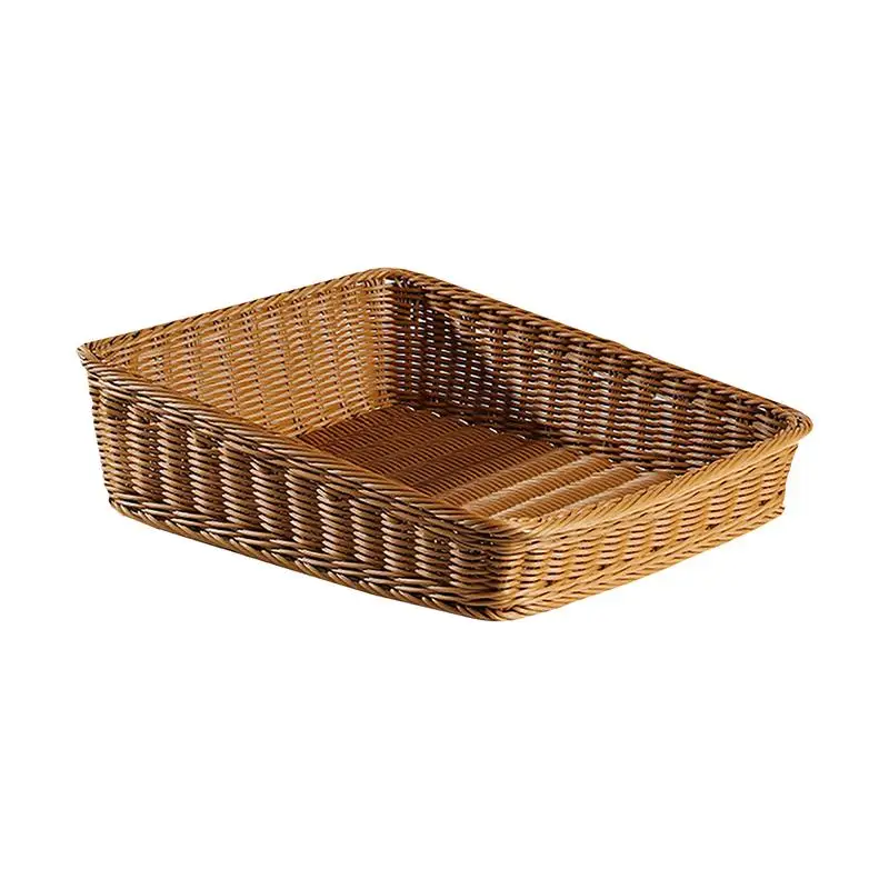 

Корзина для хлеба, плетеные корзины для хранения, большие плетеные корзины для хранения, Декоративные Ручные плетеные корзины для хранения ...