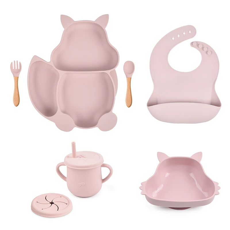 

4/7/9 шт., детские силиконовые нагрудники на присосках