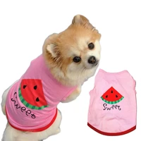 summer dog vest cute pattern puppy chihuahua clothes pets cat rabbits shirt xs l