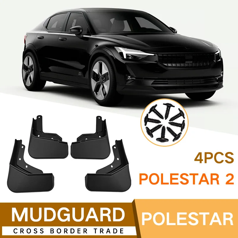 

For Polestar 2 Car Mud Flaps Mudguards Splash Wheel Guards Mudflap Baffle Fender Accessories Auto Parts