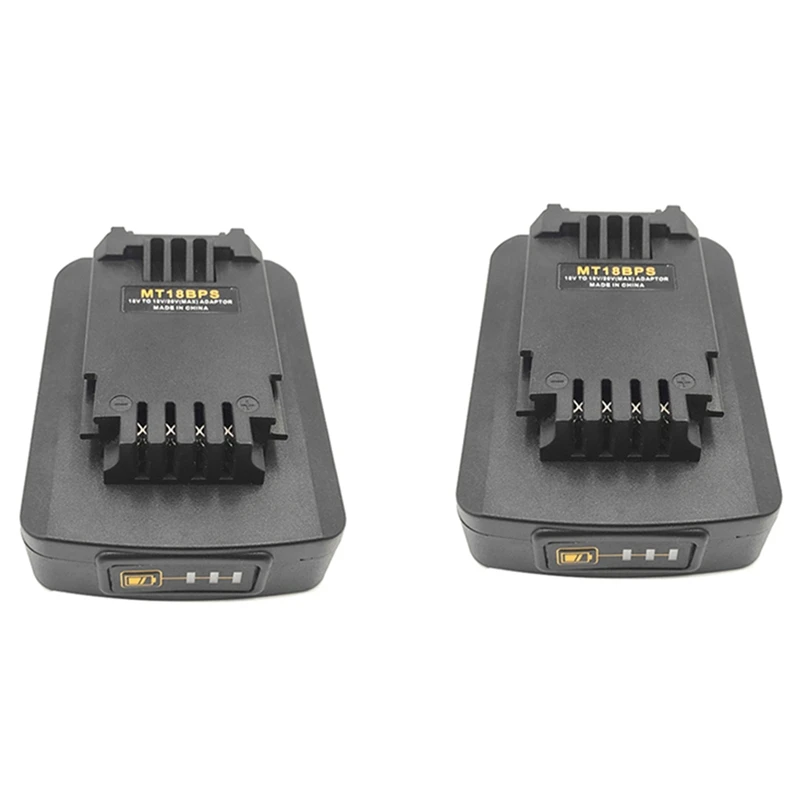 

2X Battery Adapter For Makita 18V Lithium Battery Converted To PORTER Stanley 18V 20V Battery Converter