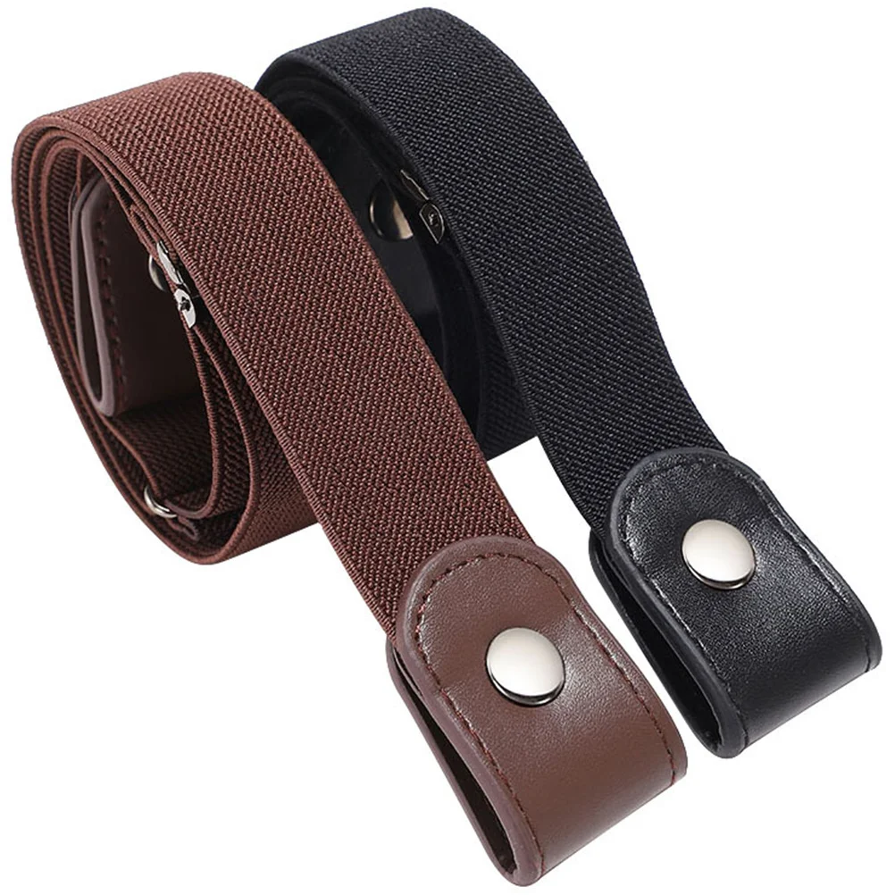 

Belt Waist Buckle No Elastic Jeans Belts Free Women Stretch Dress Bulge Invisible Womens Hassle Pant Tightener