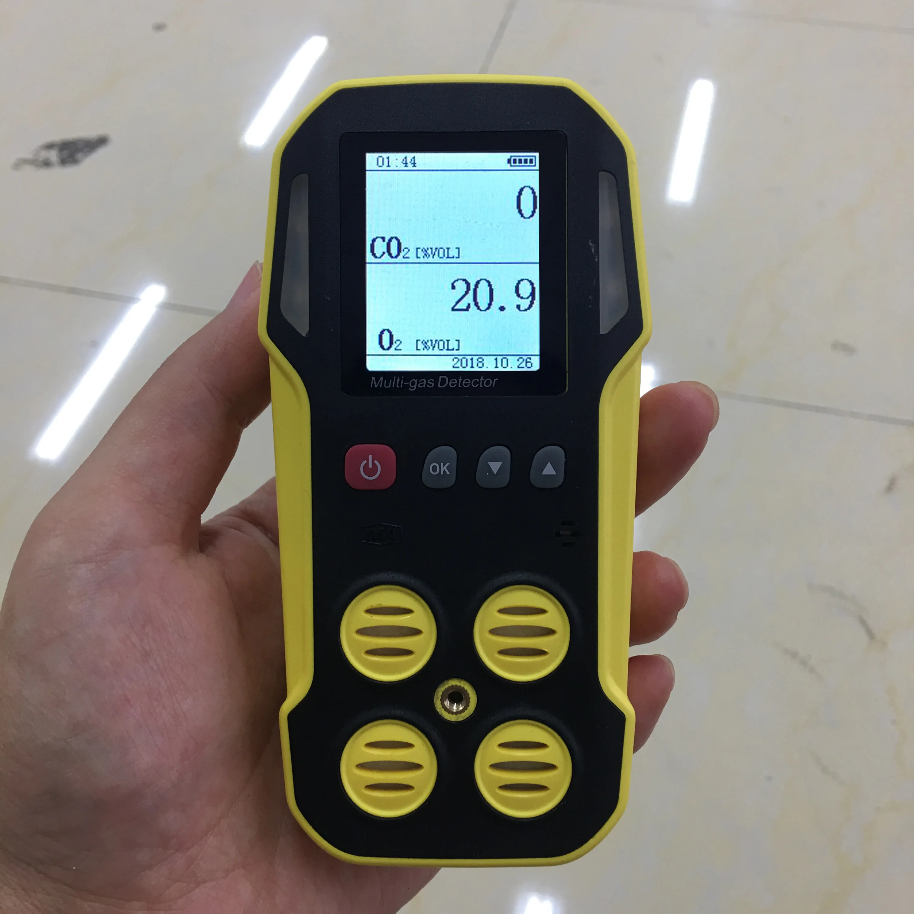 

O2 CO2 Portable Gas Detector for CO2 O2 Gas Monitor