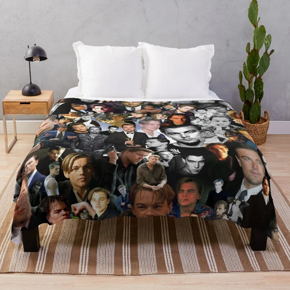 

Leo DiCaprio Throw Blanket Big Thick Furry Couple Blanket