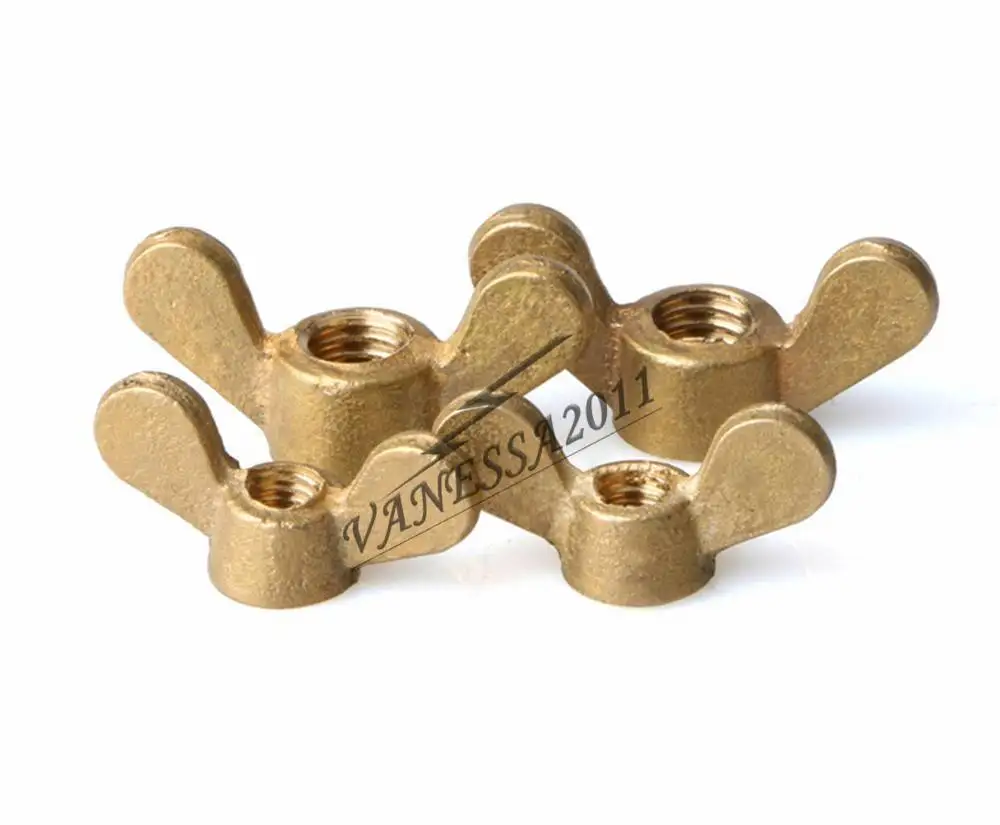 

Solid Brass Wing Nut wingnut butterfly thumb copper nuts M4 M5 M6 M8 M10 M12