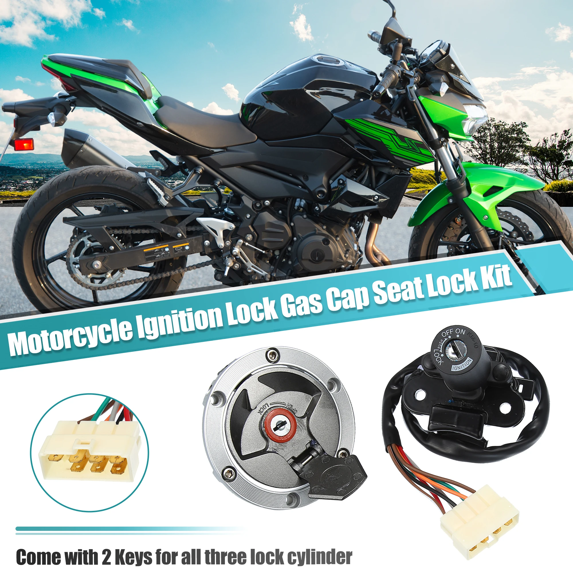 Motoforti 1 комплект переключатель зажигания топливная газовая крышка Блокировка