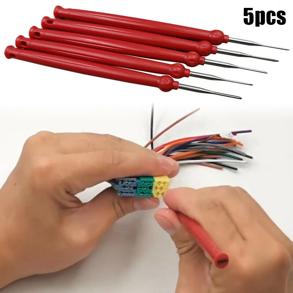 

Brand New Wiring Harness Terminal Removal Tool 5pcs Dismount Tool Durable