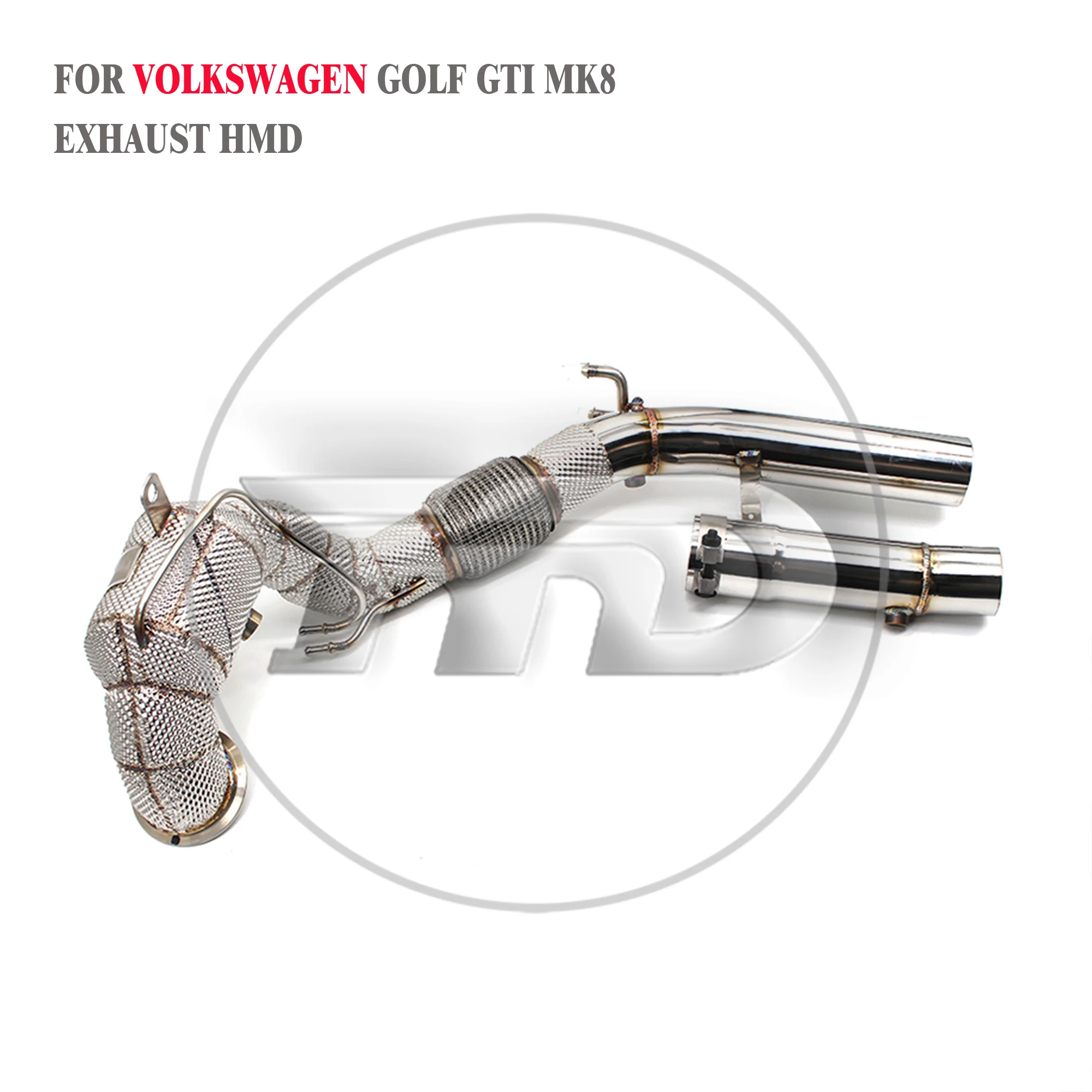 Выхлопная система HMD для Volkswagen Golf MK8 GTI National VI B dowpipe