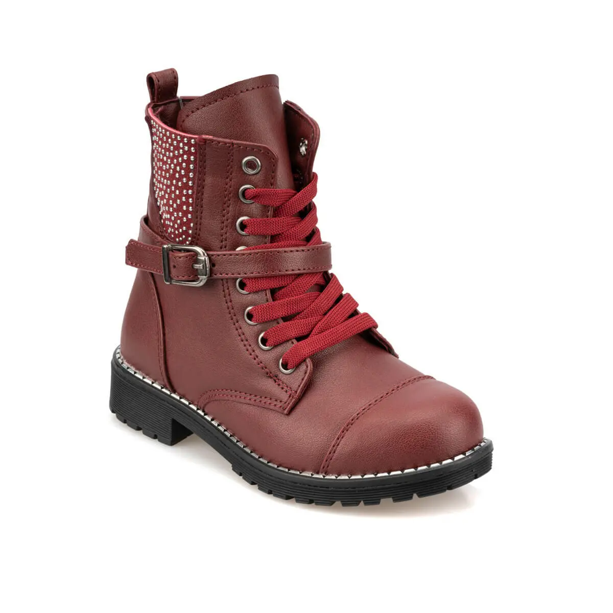 

92.511814.P Burgundy Female Child Boots