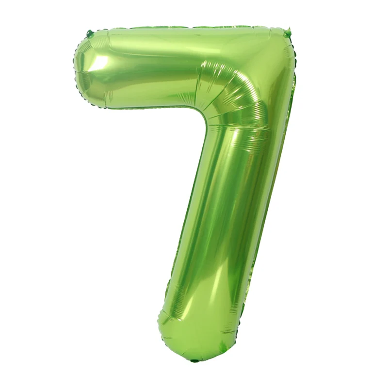 

Светло-зелёные цифры фольгированные шары 32 дюйма