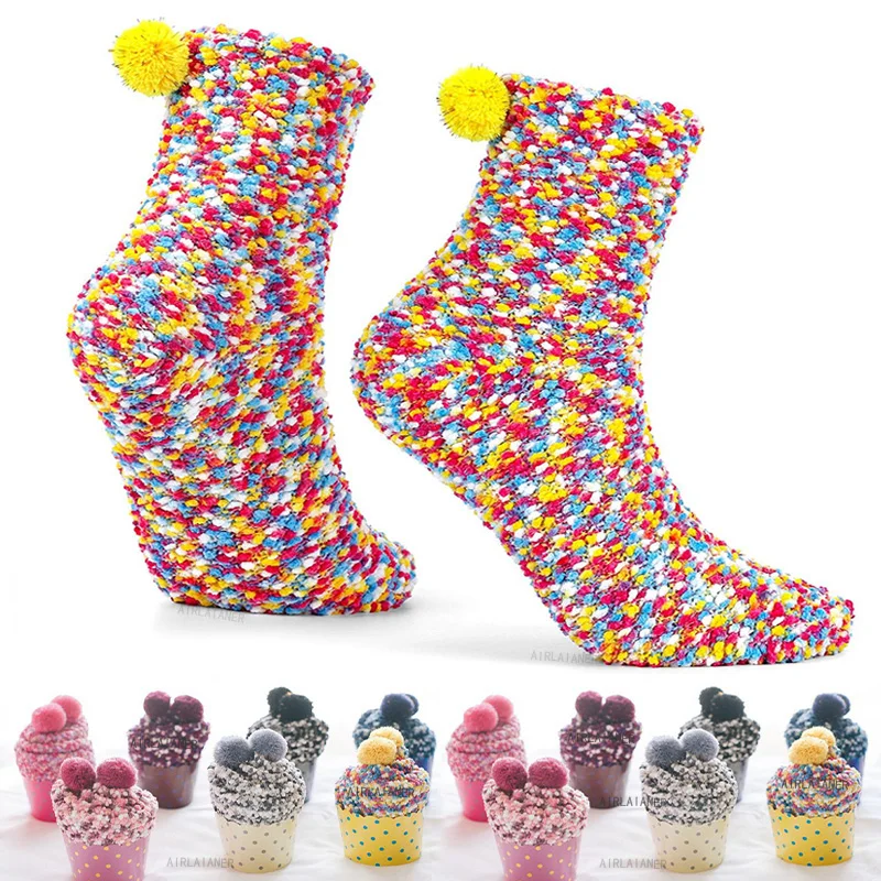 Plush Ball Soft And Comfortable Sleep Sock For Men