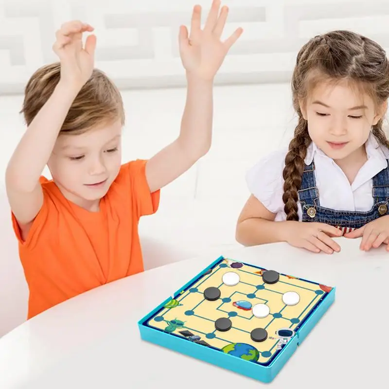 Складная Настольная игра 10 в 1 с быстрым слингом для воздушного хоккея