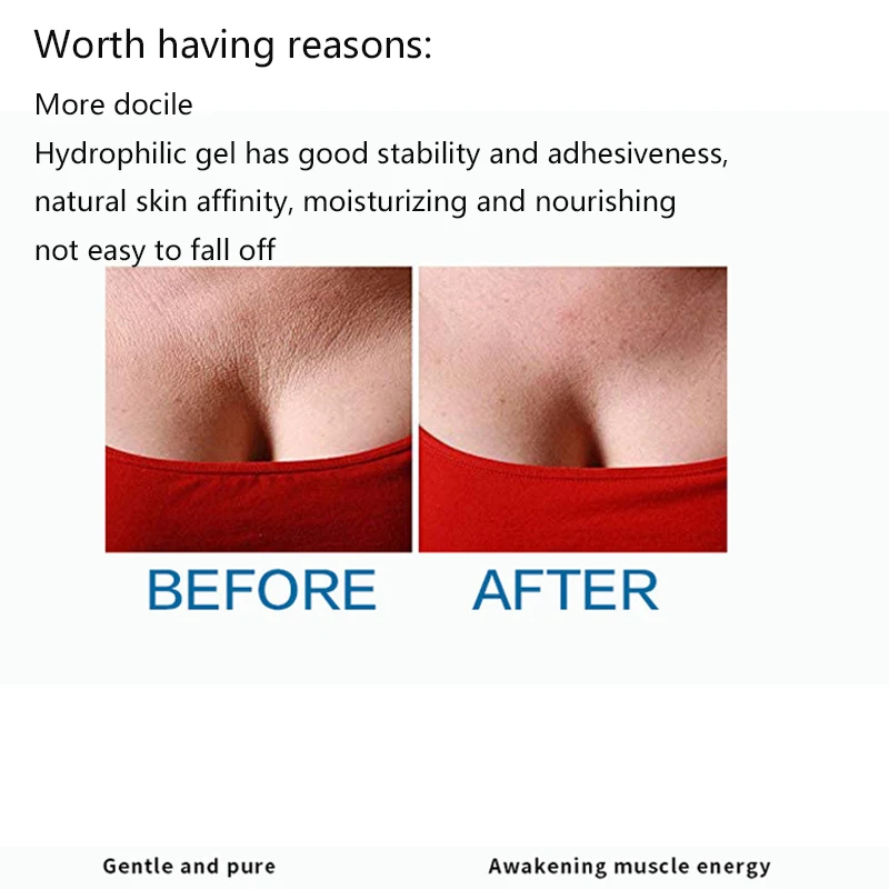 

Reusable Silicone Anti Wrinkles Chest Patch Transparent Wrinkles Removal Pad T-shaped Lifting Anti Wrinkle Patch Skin Care