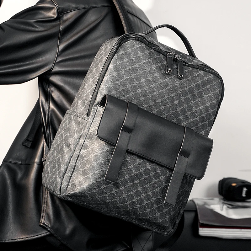 

Tidog Large capacity business male travel computer bag school backpack