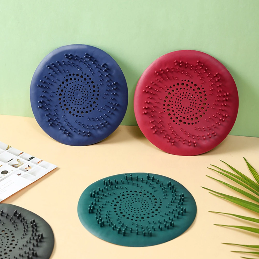 

Sink Filter Shower Drain Hair Catcher Stopper Bathroom Floor Drain Cover Universal Anti-clogging Sink Strainer Floor Drain Cover
