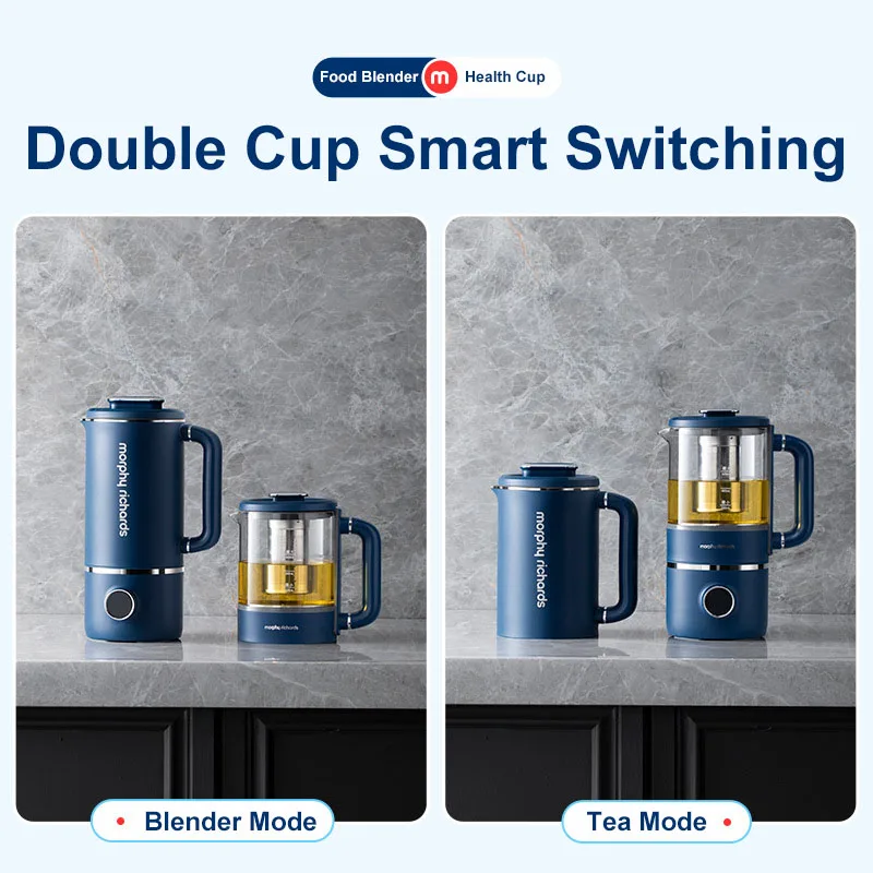 Кухонный блендер Morphy Richards MR8200 мини-блендер 600 мл с двумя чашками переключаемый