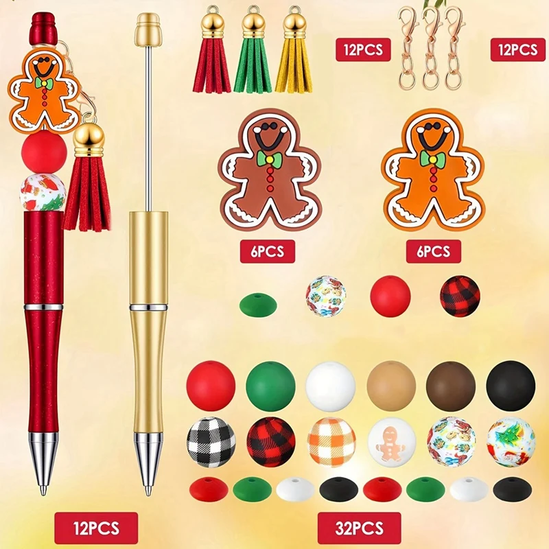 12 шт. ручки из бисера пластиковая шариковая ручка с различными