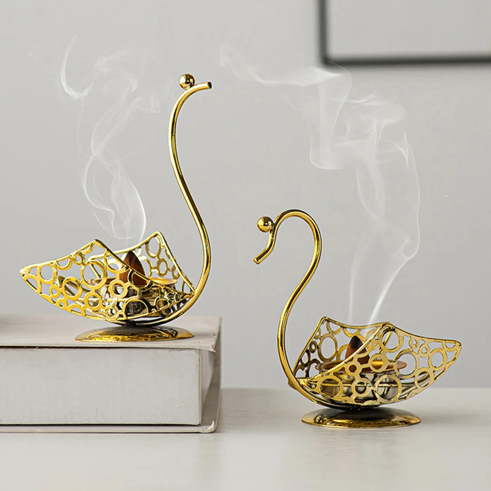 

1 пара металлических искусственных украшений, металлический декор в виде лебедя, маленькая металлическая фигурка животного