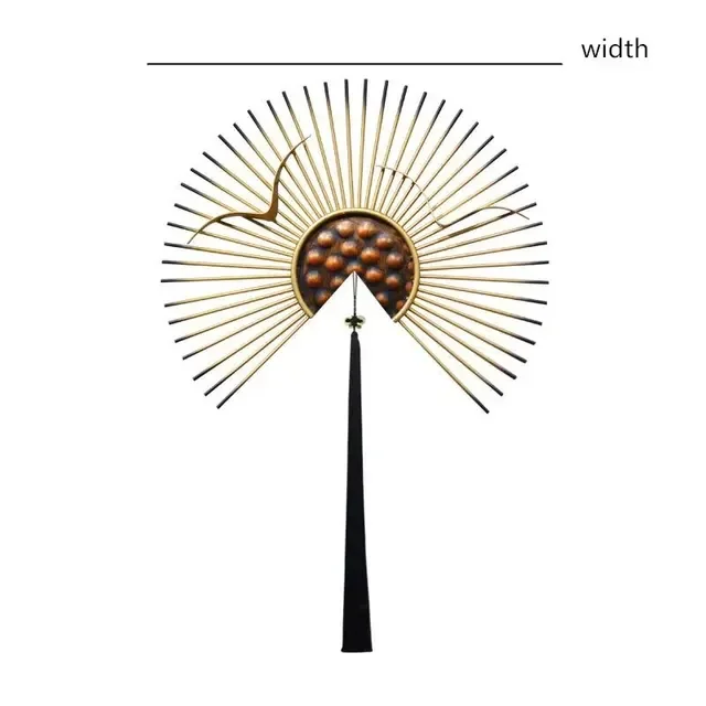 

Настенное украшение из кованого железа веерообразное