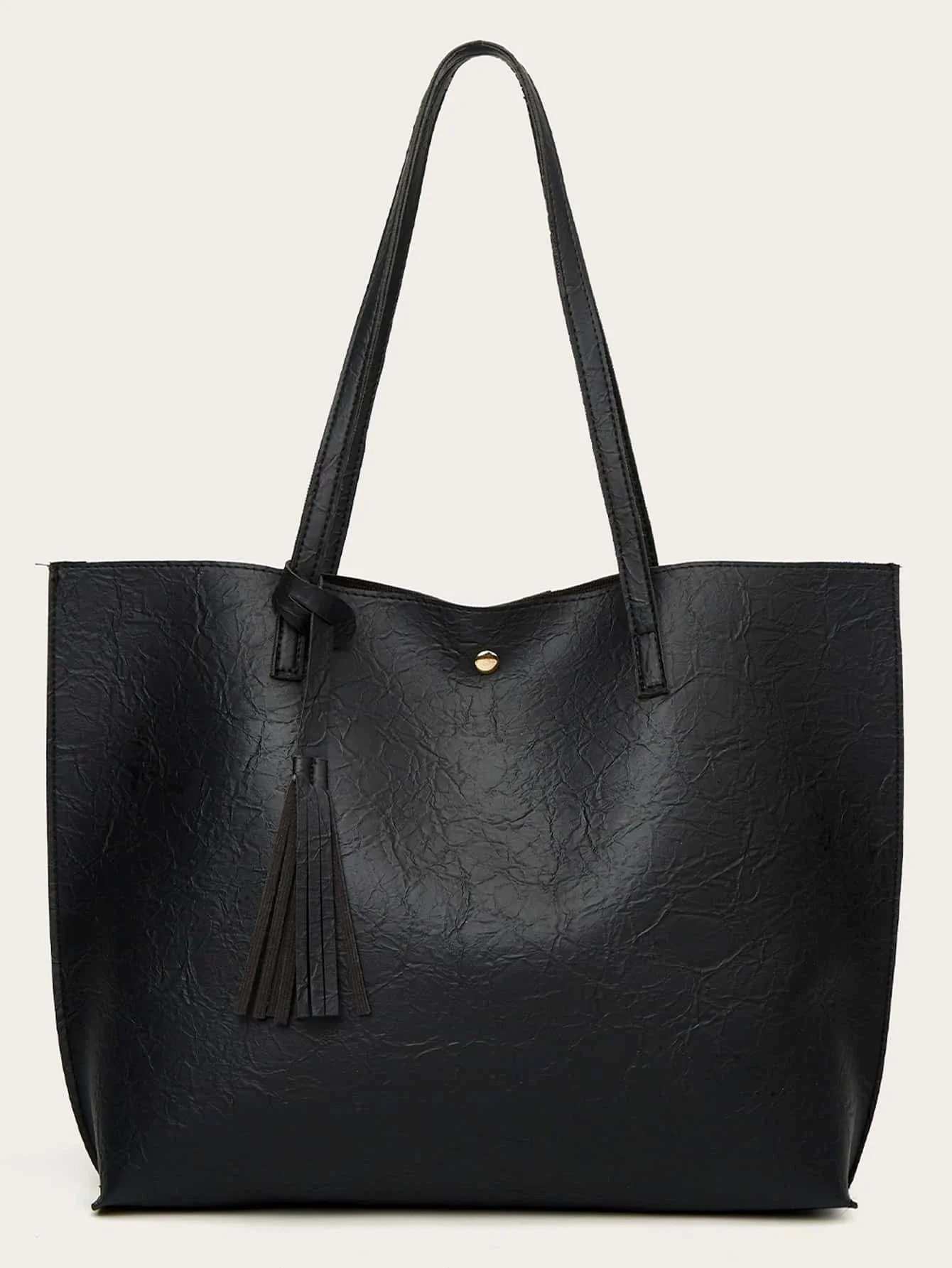 Minimalist Tassel Decor Tote Bag
