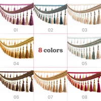 1 meter curtain fringe trim tassel trimming lace for diy cushion sofa upholstery decor accessories lace trim tassel