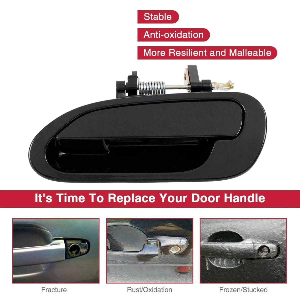 Автомобильная задняя левая наружная дверная ручка для Honda Accord 98-02 72680S84A01ZF