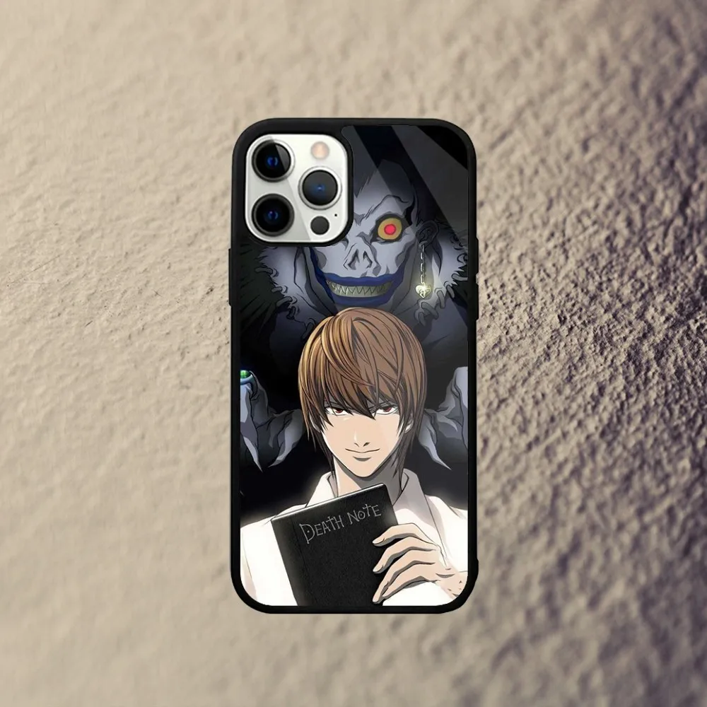 Чехол для телефона Аниме D-Death Note L iPhone 15 14 13 12 11 Plus Pro Max Mini Magsafe магнитная