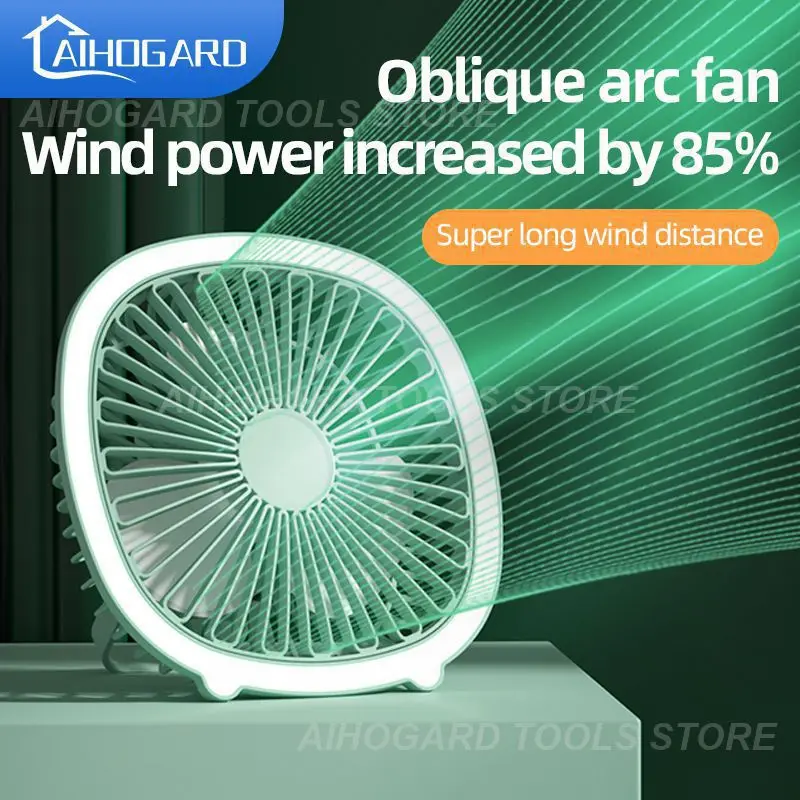 

Usb Rechargeable Air Cooler Folding Telescopic Floor Fans Portable Ultra Quiet Plastic Table Portable Fan Small Desktop Fan
