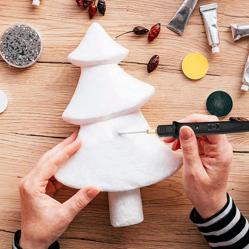 

Аппарат для резки пенопласта 3 в 1, 9 шт., 18 Вт, электрическая ручная гравировальная машина для резьбы по пене, художественная модель