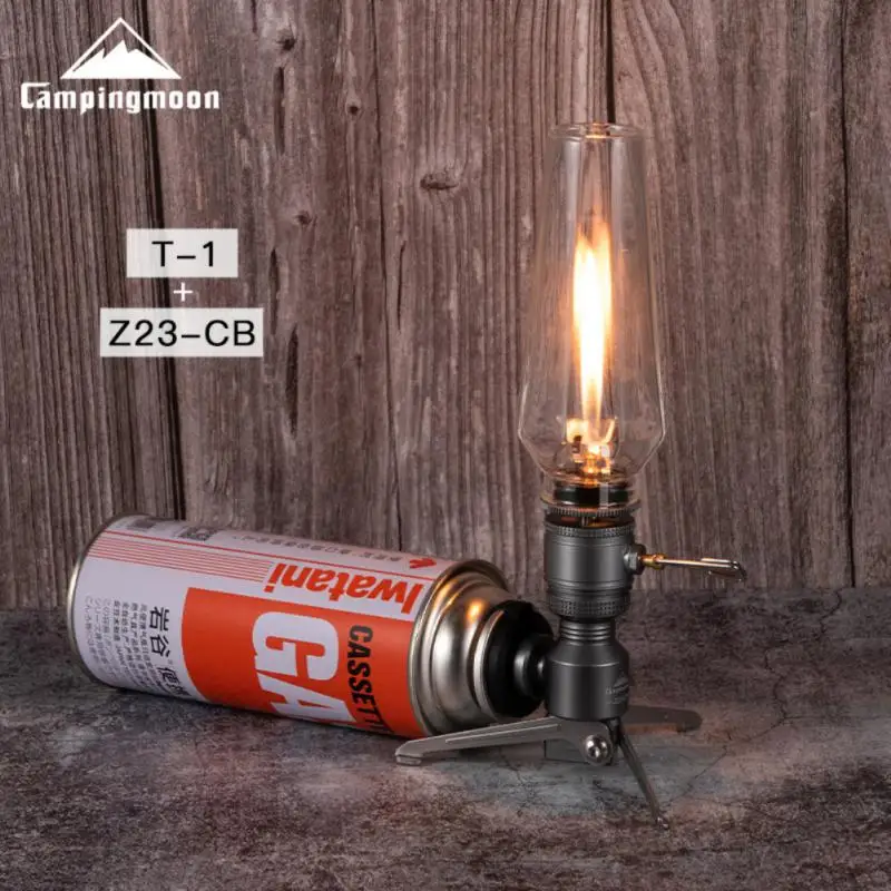 

Portable Ultralight Gas Lamp Candle Type Roman Atmosphere Gas Light Outdoor Camping Tourist Tent For Backpacking Hiking Fishing