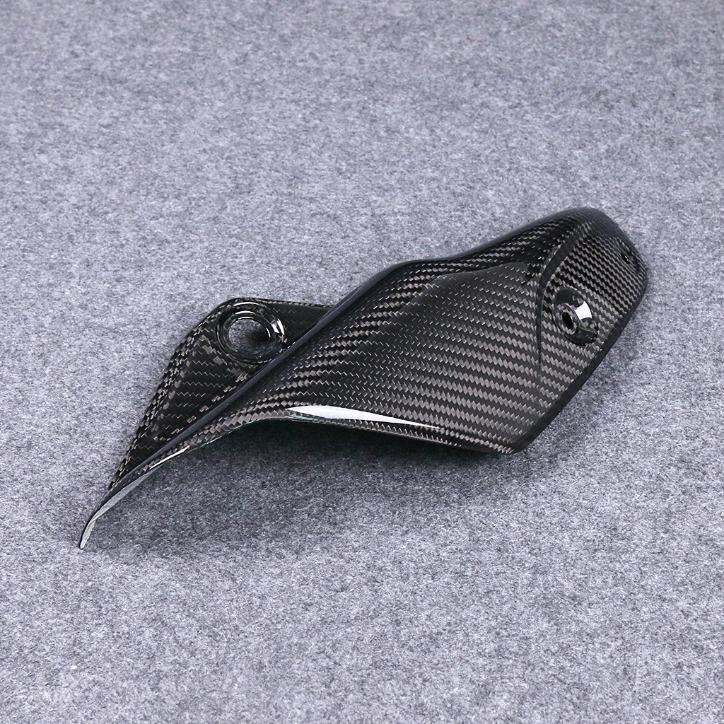 Реальное сухое углеродное волокно Akrapovic крышка выхлопных газов комплекты