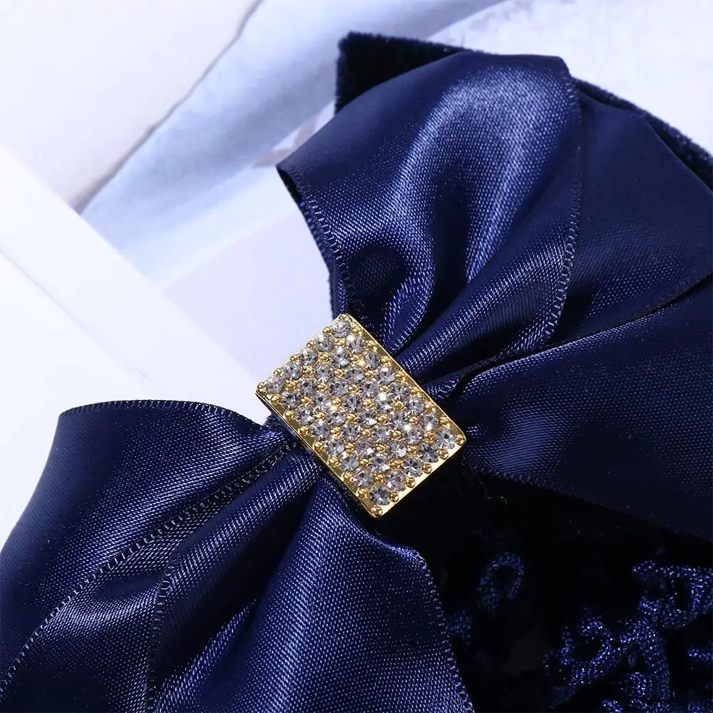 Головной убор элегантный большой бант отель медсестра циркон корейская булочка