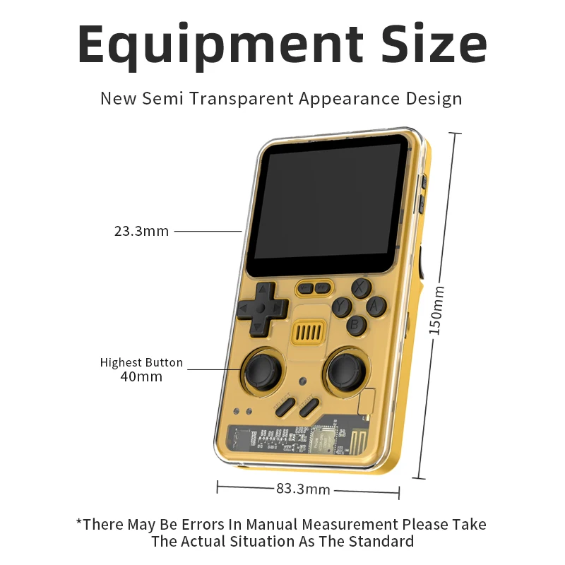 Портативная игровая консоль POWKIDDY RGB20 Pro джойстик Witch 2 HD-экран эмулятор PS новые